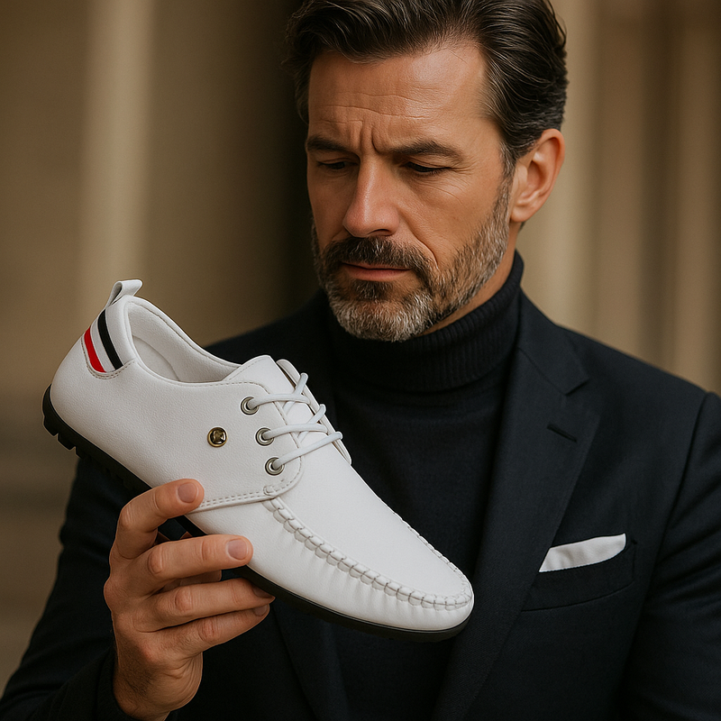 🔥 Oferta Black Octubre CLÁSSICO MILANO: El Mocasín Italiano en Cuero Legítimo para Hombres de Estilo